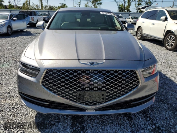 2022 Genesis G90 Ultimate with VIN KMTF54PH0NU096101, listed as a Copart auction lot 49155155 with 24,673 mi miles and Salvage Title. Bid and sale history available at DreamBid. Image 5.