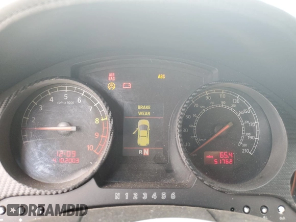 2004 Lamborghini Gallardo z VIN ZHWGU11SX4LA00563, wystawiony jako Copart lot #73732524 z przebiegiem 51 762 mil mil oraz Szkody całkowita. Historia ofert i sprzedaży dostępna na DreamBid. Obrazek 9.