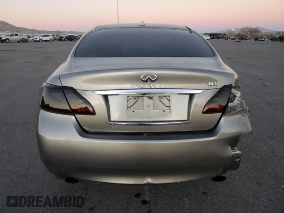 2011 Infiniti M37 with VIN JN1BY1AP3BM321581, listed as a Copart auction lot 79275854 with 215,496 mi miles and Salvage Title. Bid and sale history available at carsss.com. Image 6.