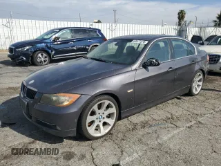 2008 BMW 3 Series 335i with VIN WBAVB77518NH79417, listed as a Copart auction lot 43577375 with 97,291 mi miles and Salvage Title. Bid and sale history available at carsss.com. Image 1.
