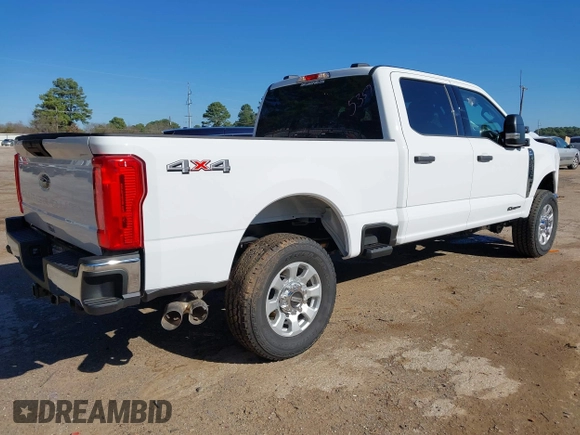 2024 Ford Super Duty F-250 SRW XL with VIN 1FT7W2BT4REF36126, listed as a IAAI auction lot 41208823 with 185 mi miles. Bid and sale history available at carsss.com. Image 4.