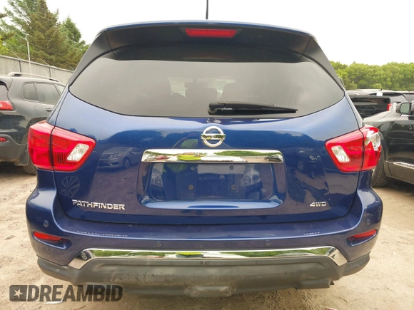 2018 Nissan Pathfinder SL with VIN 5N1DR2MM5JC642273, listed as a IAAI auction lot 42354946 with 79,797 mi miles and . Bid and sale history available at DreamBid. Image 16.