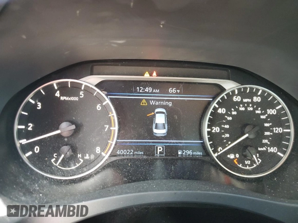 2022 Nissan Altima 2.5 SR with VIN 1N4BL4CV3NN398237, listed as a Copart auction lot 48714125 with 40,022 mi miles and Salvage Title. Bid and sale history available at carsss.com. Image 9.