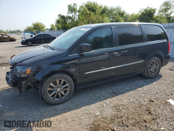 2016 Chrysler Town & Country S with VIN 2C4RC1HG7GR159930, listed as a Copart auction lot 71315684 with 154,694 mi miles and Salvage Title. Bid and sale history available at carsss.com. Image 1.