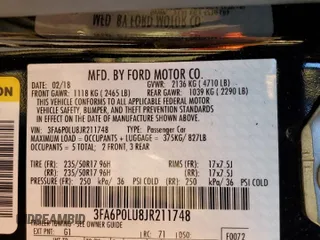 2018 Ford Fusion Hybrid SE with VIN 3FA6P0LU8JR211748, listed as a Copart auction lot 38046363 with 76,044 mi miles. Bid and sale history available at carsss.com. Image 12.