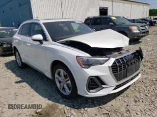2021 Audi Q3 S line Premium with VIN WA1DECF39M1013524, listed as a Copart auction lot 52467353 with 36,107 mi miles. Bid and sale history available at carsss.com. Image 4.