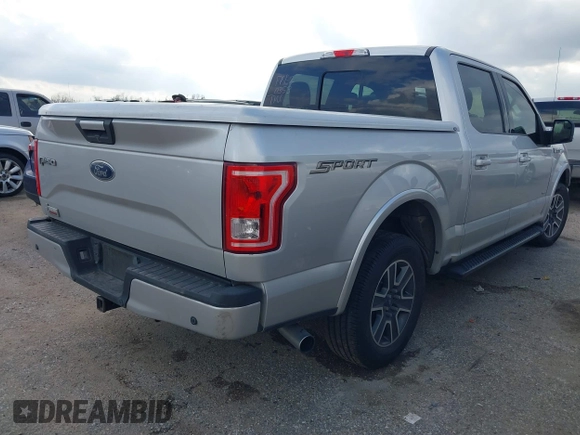 2015 Ford F-150 XL with VIN 1FTEW1CG5FKE20353, listed as a IAAI auction lot 41496649 with 313,946 mi miles and . Bid and sale history available at DreamBid. Image 4.