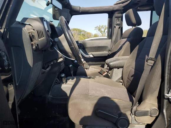 2011 Jeep Wrangler Unlimited Sahara with VIN 1J4BA5H10BL634002, listed as a Copart auction lot 75035234 with 139,182 mi miles and Salvage Title. Bid and sale history available at carsss.com. Image 7.