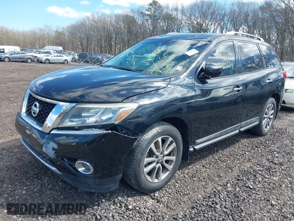 2015 Nissan Pathfinder SV with VIN 5N1AR2MM9FC625843, listed as a IAAI auction lot 41996006 with Not Provided miles and . Bid and sale history available at DreamBid. Image 17.