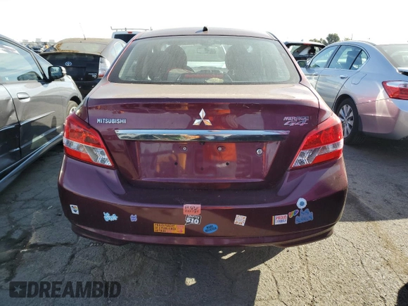 2019 Mitsubishi Mirage G4 ES with VIN ML32F3FJXKHF01366, listed as a Copart auction lot 72401303 with 30,065 mi miles. Bid and sale history available at carsss.com. Image 6.