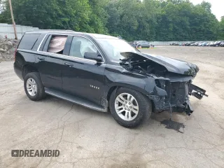 2018 Chevrolet Tahoe LT with VIN 1GNSKBKC3JR130820, listed as a Copart auction lot 60369785 with Not provided miles and Salvage title. Bid and sale history available at DreamBid. Image 4.