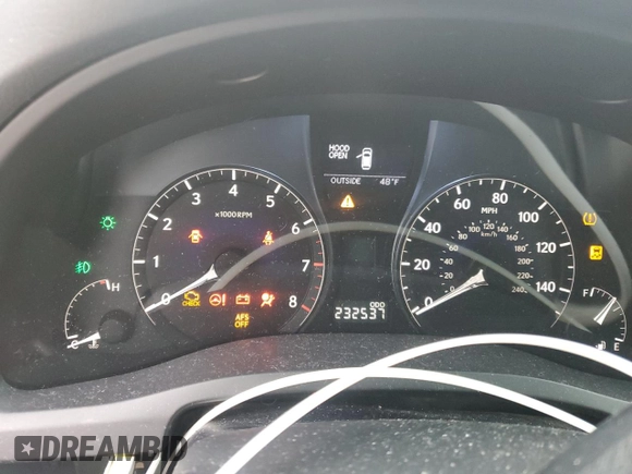 2011 Lexus RX 350 with VIN 2T2ZK1BA7BC060603, listed as a Copart auction lot 44374875 with 232,537 mi miles and Salvage Title. Bid and sale history available at carsss.com. Image 9.