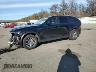 2024 Mazda CX-90 3.3 Turbo Select with VIN JM3KKAHD1R1142727, listed as a Copart auction lot 43915355 with 8,613 mi miles and Salvage Title. Bid and sale history available at carsss.com. Image 1.