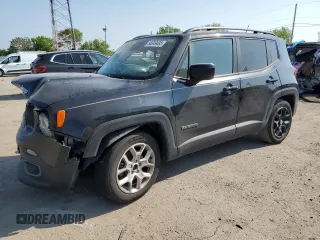 2017 Jeep Renegade Latitude с VIN ZACCJABBXHPF42775, выставлен на аукционе Copart как лот 56849495 с пробегом Не указан миль и Списание • Salvage title. История ставок и продаж доступна на DreamBid. Изображение 1.