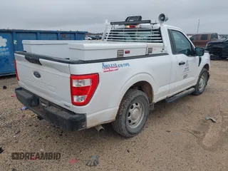 2023 Ford F-150 XL with VIN 1FTMF1CPXPKF78037, listed as a IAAI auction lot 41449060 with 13,255 mi miles and . Bid and sale history available at carsss.com. Image 4.