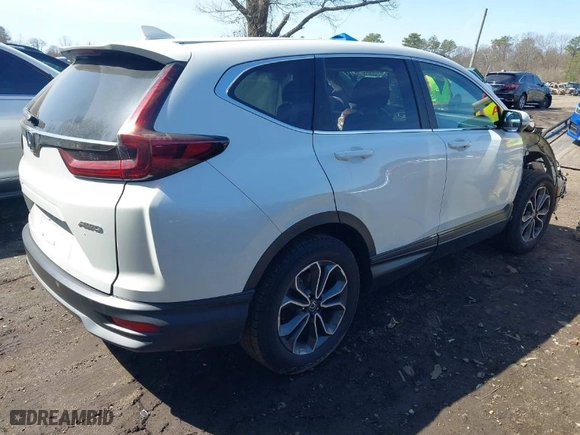 2021 Honda CR-V EX with VIN 2HKRW2H56MH601536, listed as a IAAI auction lot 41883594 with 53,599 mi miles. Bid and sale history available at carsss.com. Image 4.