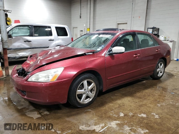 2005 Honda Accord EX z VIN 1HGCM56715A098168, wystawiony jako Copart lot #58300045 z przebiegiem 290 185 mil mil oraz Szkoda całkowita • Salvage title. Historia ofert i sprzedaży dostępna na DreamBid. Obrazek 1.
