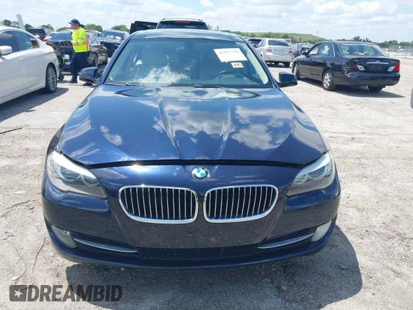 2011 BMW 5 Series 535i with VIN WBAFR7C55BC800095, listed as a IAAI auction lot 41997799 with 106,352 mi miles and . Bid and sale history available at carsss.com. Image 12.