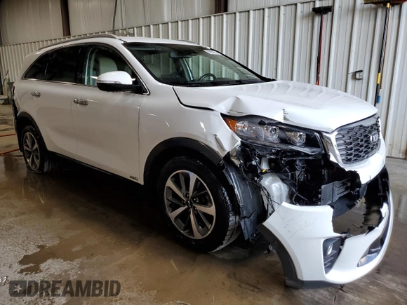 2019 Kia Sorento EX V6 with VIN 5XYPHDA57KG465221, listed as a Copart auction lot 50926655 with 40,359 mi miles and Salvage Title. Bid and sale history available at carsss.com. Image 4.