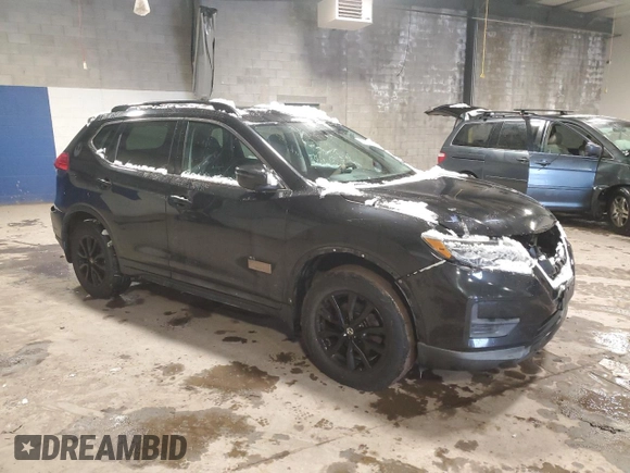 2017 Nissan Rogue SV with VIN 5N1AT2MV7HC768206, listed as a Copart auction lot 87382794 with 79,145 mi miles and Salvage Title. Bid and sale history available at carsss.com. Image 4.