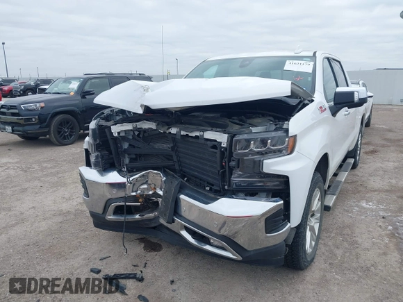 2021 Chevrolet Silverado 1500 LTZ with VIN 3GCUYGET3MG338547, listed as a IAAI auction lot 41621179 with 25,335 mi miles and . Bid and sale history available at DreamBid. Image 6.