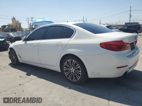 2020 BMW 5 Series 530e with VIN WBAJA9C07LCD42789, listed as a Copart auction lot 52234345 with Not Provided miles and Salvage Title. Bid and sale history available at DreamBid. Image 2.