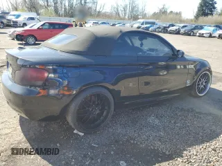 2008 BMW 1 Series 135i with VIN WBAUN93548VK39755, listed as a Copart auction lot 50836015 with Not Provided miles and Clean Title. Bid and sale history available at carsss.com. Image 3.