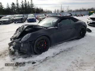2020 Porsche 911 Carrera S with VIN WP0CB2A99LS262916, listed as a Copart auction lot 44615215 with 0 mi miles and Salvage Title. Bid and sale history available at carsss.com. Image 1.