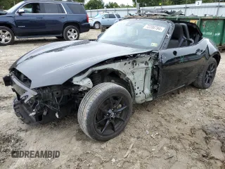 2021 Mazda MX-5 Miata Sport with VIN JM1NDAB73M0454064, listed as a Copart auction lot 74507114 with 24,526 mi miles and Salvage title. Bid and sale history available at DreamBid. Image 1.