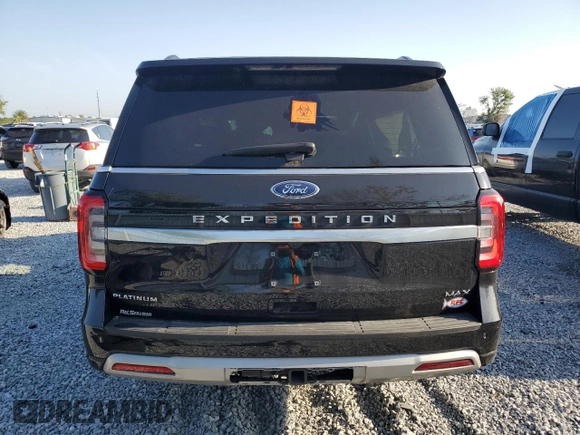 2024 Ford Expedition Max Platinum с VIN 1FMJK1M83REA15995, выставлен на аукционе Copart как лот 51961955 с пробегом Не указан миль и Списание • Salvage title. История ставок и продаж доступна на DreamBid. Изображение 6.