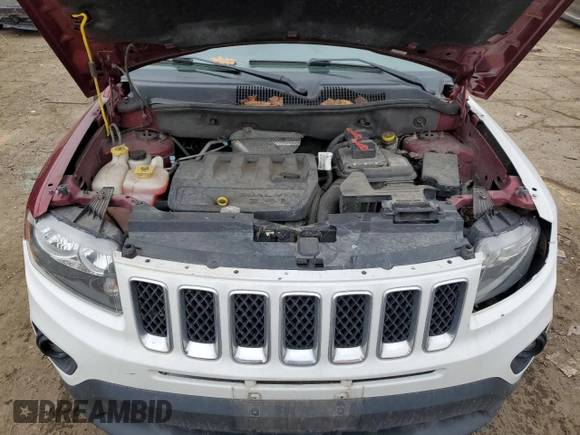 2016 Jeep Compass Latitude with VIN 1C4NJCEB7GD543279, listed as a Copart auction lot 47615485 with 83,803 mi miles and Salvage Title. Bid and sale history available at carsss.com. Image 12.