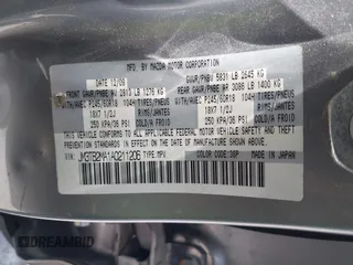 2010 Mazda CX-9 Grand Touring with VIN JM3TB2MA1A0211206, listed as a IAAI auction lot 42760745 with Not provided miles and . Bid and sale history available at DreamBid. Image 9.