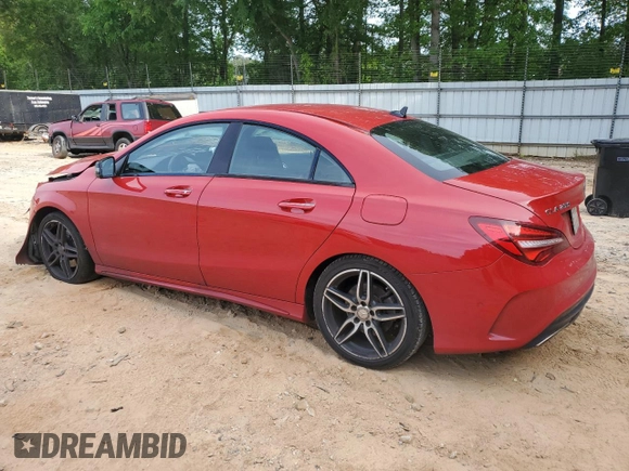 2017 Mercedes-Benz CLA 250 z VIN WDDSJ4EBXHN449956, wystawiony jako Copart lot #55215025 z przebiegiem 84 617 mil mil oraz Szkody całkowita. Historia ofert i sprzedaży dostępna na DreamBid. Obrazek 2.