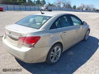 2011 Chevrolet Cruze LTZ with VIN 1G1PH5S99B7210812, listed as a IAAI auction lot 41741428 with 157,864 mi miles. Bid and sale history available at carsss.com. Image 4.