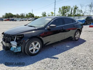 2022 Chevrolet Malibu LS with VIN 1G1ZB5ST2NF197577, listed as a Copart auction lot 53372395 with 52,842 mi miles and Salvage Title. Bid and sale history available at DreamBid. Image 1.