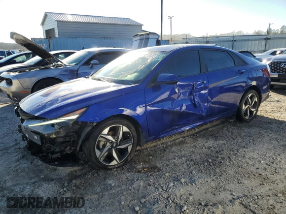 2023 Hyundai Elantra SEL with VIN KMHLS4AG9PU472710, listed as a Copart auction lot 46644995 with 56,231 mi miles and Clean Title. Bid and sale history available at DreamBid. Image 1.