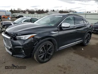 2022 Infiniti QX55 Essential with VIN 3PCAJ5K34NF102691, listed as a Copart auction lot 47073134 with 19,552 mi miles and Salvage Title. Bid and sale history available at DreamBid. Image 1.