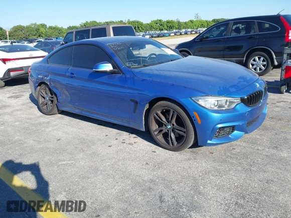 2015 BMW 4 Series 428i xDrive with VIN WBA3N9C57FK247763, listed as a IAAI auction lot 41783892 with 158,813 mi miles and . Bid and sale history available at DreamBid. Image 1.