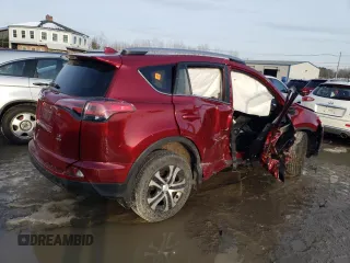 2018 Toyota RAV4 LE with VIN 2T3BFREVXJW821118, listed as a Copart auction lot 46302585 with Not Provided miles and Salvage Title. Bid and sale history available at DreamBid. Image 3.
