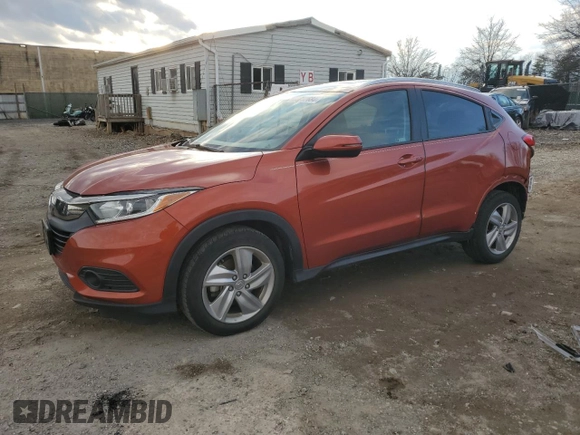 2020 Honda HR-V EX with VIN 3CZRU6H53LM724355, listed as a Copart auction lot 85762684 with 35,658 mi miles and Salvage Title. Bid and sale history available at carsss.com. Image 1.