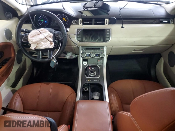 2015 Land Rover Range Rover Evoque Prestige with VIN SALVV2BG2FH036658, listed as a Copart auction lot 86829314 with 104,895 mi miles and Salvage title. Bid and sale history available at DreamBid. Image 8.