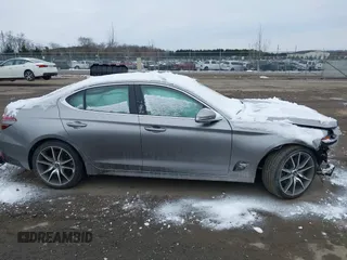 2022 Genesis G70 2.0T with VIN KMTG34TA9NU089716, listed as a IAAI auction lot 41336659 with 29,417 mi miles. Bid and sale history available at carsss.com. Image 13.