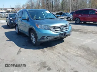 2013 Honda CR-V EX-L with VIN 5J6RM4H71DL003024, listed as a IAAI auction lot 41889010 with 147,126 mi miles. Bid and sale history available at carsss.com. Image 1.
