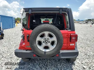 2021 Jeep Wrangler Unlimited Sport S with VIN 1C4HJXDN6MW685705, listed as a Copart auction lot 65996845 with 53,859 mi miles and Non repairable. Bid and sale history available at DreamBid. Image 6.