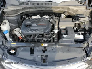 2017 Hyundai Santa Fe Sport 2.0T with VIN 5XYZU4LAXHG482036, listed as a Copart auction lot 41464085 with 85,193 mi miles and Salvage Title. Bid and sale history available at carsss.com. Image 12.