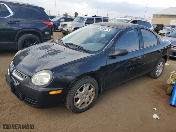 2005 Dodge Neon SXT with VIN 1B3ES56C85D144430, listed as a Copart auction lot 63875964 with 170,180 mi miles and Clean Title. Bid and sale history available at carsss.com. Image 1.