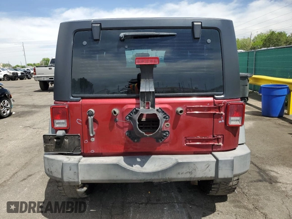 2012 Jeep Wrangler Sport with VIN 1C4AJWAG4CL278063, listed as a Copart auction lot 56313005 with 109,998 mi miles and Salvage title. Bid and sale history available at DreamBid. Image 6.