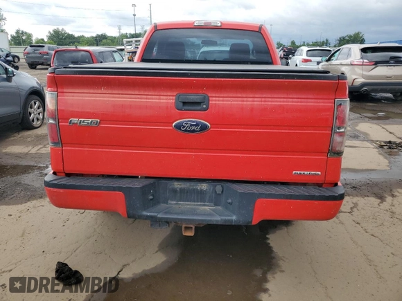 2014 Ford F-150 XL with VIN 1FTMF1CM7EKF34810, listed as a Copart auction lot 61783295 with 64,500 mi miles and Clean title. Bid and sale history available at DreamBid. Image 6.
