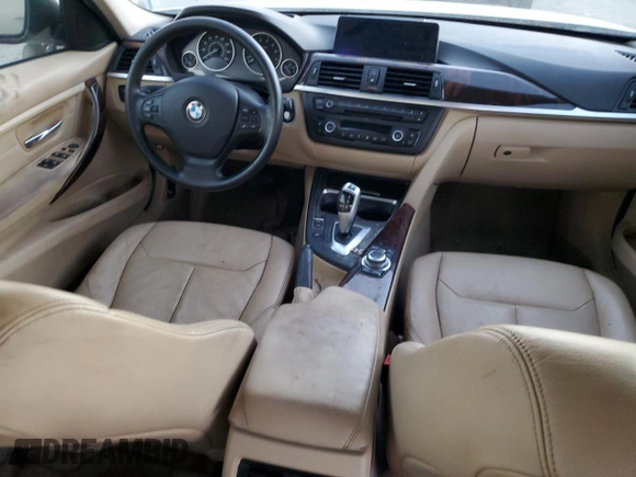 2013 BMW 3 Series 335i with VIN WBA3A9C55DF475553, listed as a Copart auction lot 82293414 with 0 mi miles and Salvage Title. Bid and sale history available at carsss.com. Image 8.