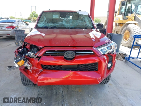 2021 Toyota 4Runner SR5 with VIN JTEEU5JR9M5232380, listed as a IAAI auction lot 42270096 with 84,329 mi miles and . Bid and sale history available at DreamBid. Image 12.
